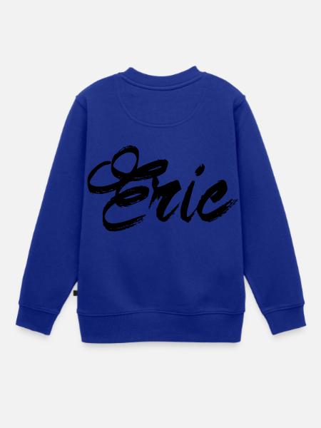 Eric - Kinder Premium Organic Sweatshirt - Royalblau