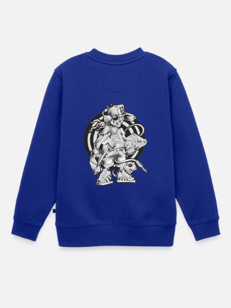 MAX korgeux - Kinder Premium Organic Sweatshirt - Royalblau