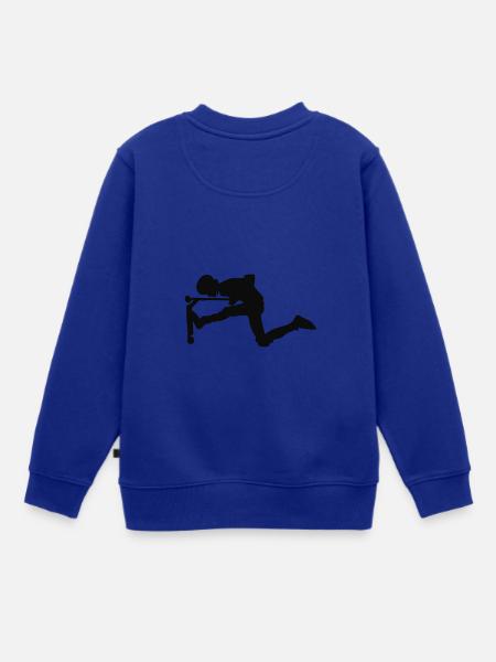 Onefooter - Kinder Premium Organic Sweatshirt - Royalblau