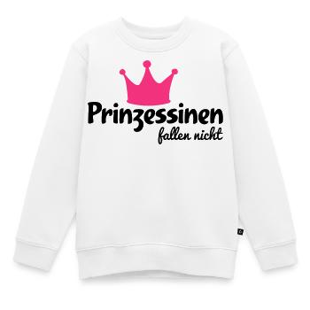 lustig - Kinder Premium Organic Sweatshirt - Weiß - Vorne - AI Model Kid Male (0cm)