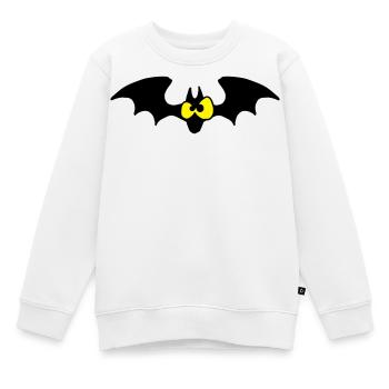 Chauve-souris - Sweat Premium enfant bio - blanc - Devant - AI Model Kid Male (0cm)