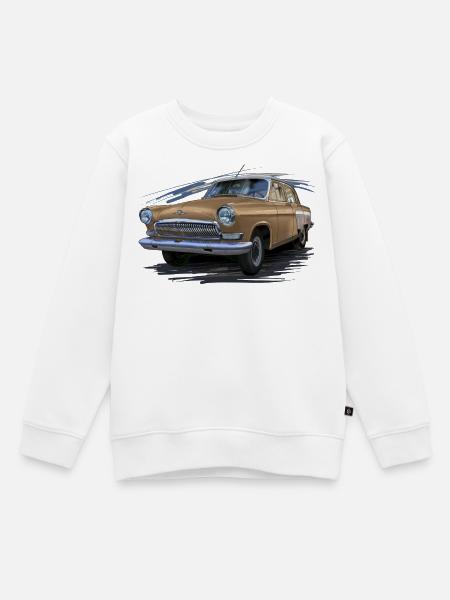 Wolga - Kinder Premium Organic Sweatshirt - Weiß