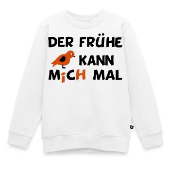 lustiger Spruch - Kinder Premium Organic Sweatshirt - Weiß - Vorne - AI Model Kid Male (0cm)