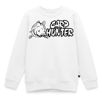 Carp Hunter - Kinder Premium Organic Sweatshirt - Weiß - Vorne - AI Model Kid Male (0cm)