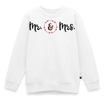 Hochzeit - Kinder Premium Organic Sweatshirt - Weiß - Vorne - AI Model Kid Male (0cm)