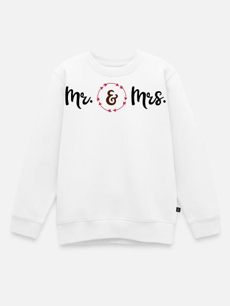 mariage - Sweat Premium enfant bio - blanc
