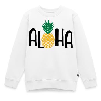 été - Sweat Premium enfant bio - blanc - Devant - AI Model Kid Male (0cm)