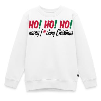 christmas - Kids Premium Organic Sweatshirt - white - Front - AI Model Kid Male (0cm)