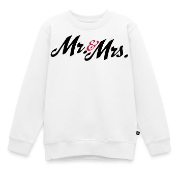 hochzeit - Kinder Premium Organic Sweatshirt - Weiß - Vorne - AI Model Kid Male (0cm)