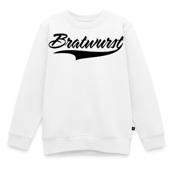 saucisse - Sweat Premium enfant bio - blanc - Devant - AI Model Kid Male (0cm)