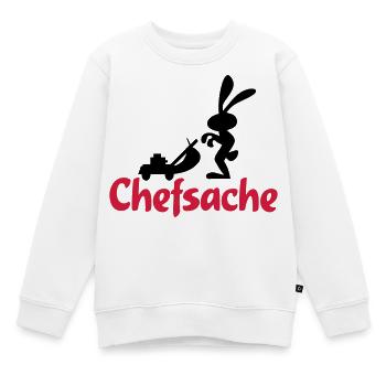 garten - Kinder Premium Organic Sweatshirt - Weiß - Vorne - AI Model Kid Male (0cm)