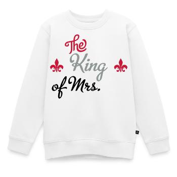 mariage - Sweat Premium enfant bio - blanc - Devant - AI Model Kid Male (0cm)