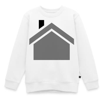 haus - Kinder Premium Organic Sweatshirt - Weiß - Vorne - AI Model Kid Male (0cm)