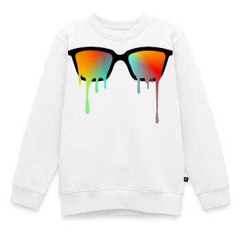 Lunettes de soleil - Sweat Premium enfant bio - blanc - Devant - AI Model Kid Male (0cm)
