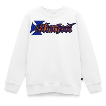 Old School - style - cool - Kinder Premium Organic Sweatshirt - Weiß - Vorne - AI Model Kid Male (0cm)