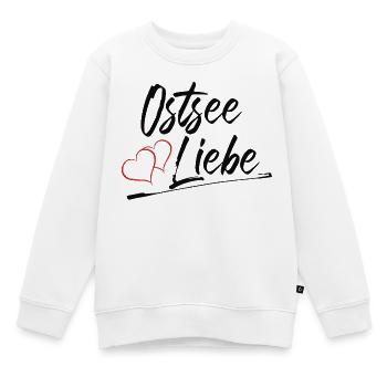 Ostsee Liebe - Kinder Premium Organic Sweatshirt - Weiß - Vorne - AI Model Kid Male (0cm)