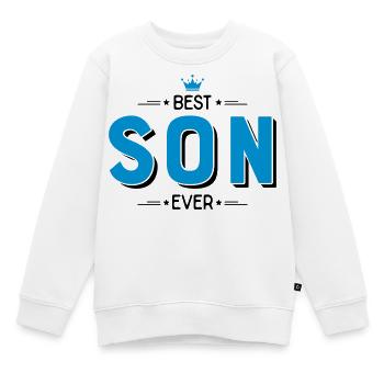 Meilleur fils - Sweat Premium enfant bio - blanc - Devant - AI Model Kid Male (0cm)