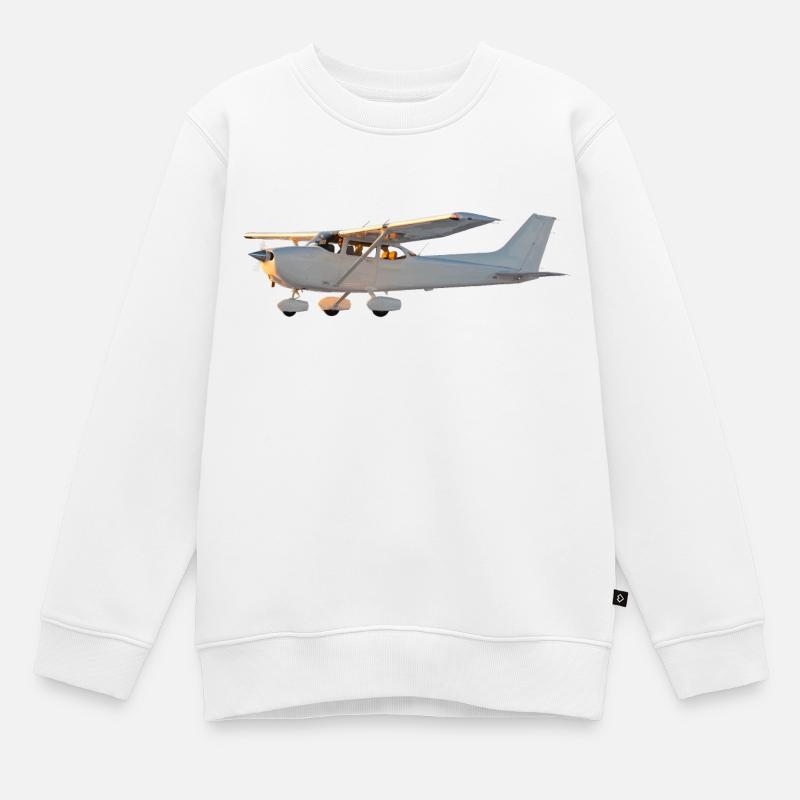 Cessna - Sweat Premium enfant bio - blanc