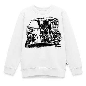 Simson Duo Krause - Kinder Premium Organic Sweatshirt - Weiß - Vorne - AI Model Kid Male (0cm)