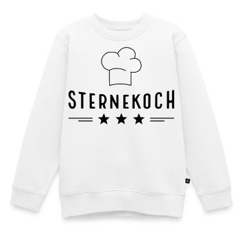 Sternekoch - Kinder Premium Organic Sweatshirt - Weiß - Vorne - AI Model Kid Male (0cm)