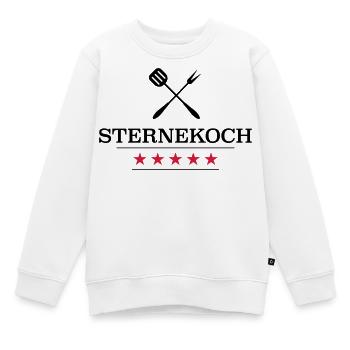 Sternekoch - Kinder Premium Organic Sweatshirt - Weiß - Vorne - AI Model Kid Male (0cm)
