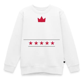 Chef étoilé - Sweat Premium enfant bio - blanc - Devant - AI Model Kid Male (0cm)