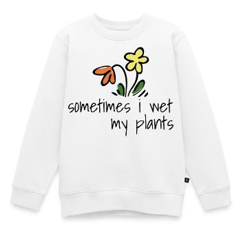 Jardin - Sweat Premium enfant bio - blanc - Devant - AI Model Kid Male (0cm)