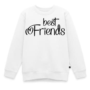 Freunde - Kinder Premium Organic Sweatshirt - Weiß - Vorne - AI Model Kid Male (0cm)