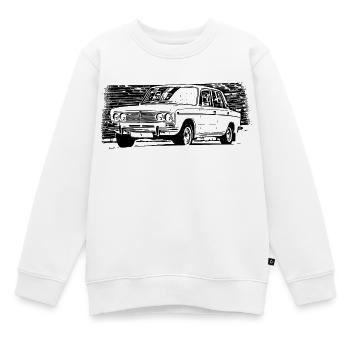 WAS 2103 Lada 1500 Schiguli - Sweat Premium enfant bio - blanc - Devant - AI Model Kid Male (0cm)
