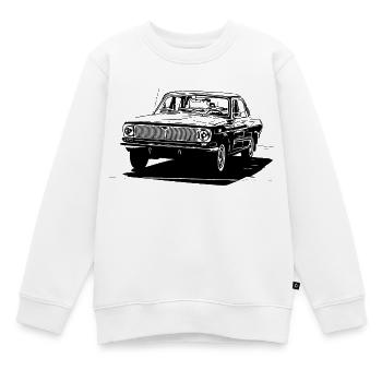 GAZ-24 Volga - Sweat Premium enfant bio - blanc - Devant - AI Model Kid Male (0cm)