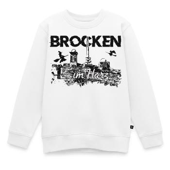 Brocken im Harz - Kinder Premium Organic Sweatshirt - Weiß - Vorne - AI Model Kid Male (0cm)