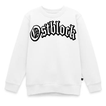 osten ostblock ossi ddr mauer retro vintage shirt - Kinder Premium Organic Sweatshirt - Weiß - Vorne - AI Model Kid Male (0cm)