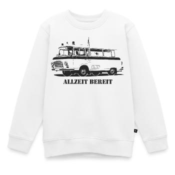 Barkas - B1000 - Krankenwagen - Kinder Premium Organic Sweatshirt - Weiß - Vorne - AI Model Kid Male (0cm)