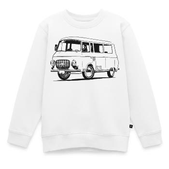 B1000 - Sweat Premium enfant bio - blanc - Devant - AI Model Kid Male (0cm)