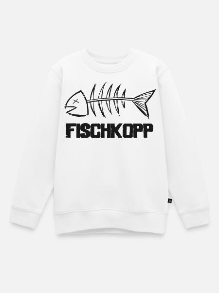 Fischkopp - Kinder Premium Organic Sweatshirt - Weiß