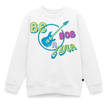 Be Bob a lula - Kids Premium Organic Sweatshirt - white - Front - AI Model Kid Male (0cm)