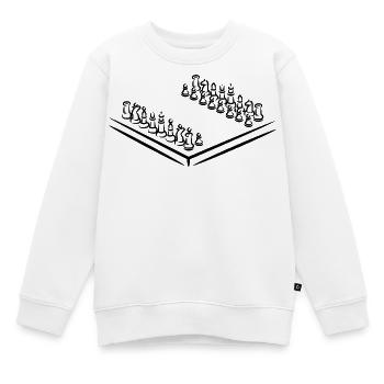 Chess pieces - Kids Premium Organic Sweatshirt - white - Front - AI Model Kid Male (0cm)