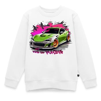 Mein Ding ist Tuning - Kinder Premium Organic Sweatshirt - Weiß - Vorne - AI Model Kid Male (0cm)