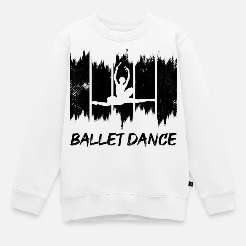 Danse classique - Sweat Premium enfant bio - blanc