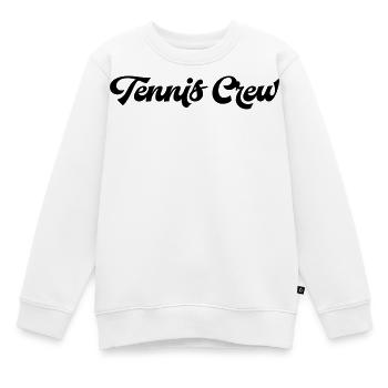 Tennis Spieler - Kinder Premium Organic Sweatshirt - Weiß - Vorne - AI Model Kid Male (0cm)