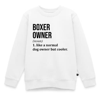 Boxer Boxer Boxer - Kinder Premium Organic Sweatshirt - Weiß - Vorne - AI Model Kid Male (0cm)