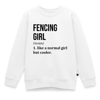 Escrime Escrime - Sweat Premium enfant bio - blanc - Devant - AI Model Kid Male (0cm)