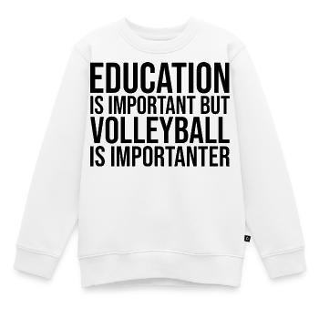 Volley-ball-ball Volley-volley-ball - Sweat Premium enfant bio - blanc - Devant - AI Model Kid Male (0cm)