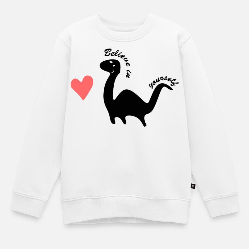Croyez en vous-même - Sweat Premium enfant bio - blanc