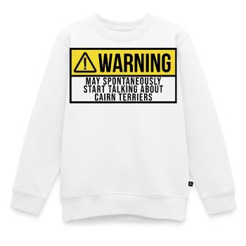 Cairn Terrier Cairn Terrier Cairn Terrier - Sweat Premium enfant bio - blanc - Devant - AI Model Kid Male (0cm)