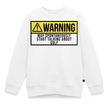 Golf Golf Golf - Sweat Premium enfant bio - blanc - Devant - AI Model Kid Male (0cm)