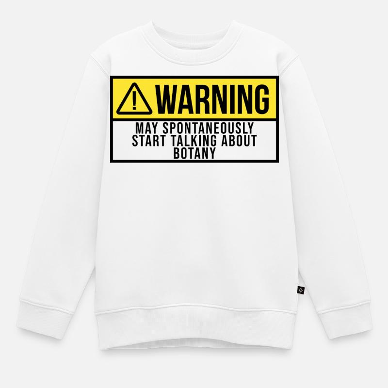 botanique - Sweat Premium enfant bio - blanc