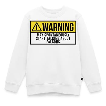 Falke Falke Falke - Kinder Premium Organic Sweatshirt - Weiß - Vorne - AI Model Kid Male (0cm)