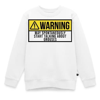 Tétras Tétras Tétras - Sweat Premium enfant bio - blanc - Devant - AI Model Kid Male (0cm)