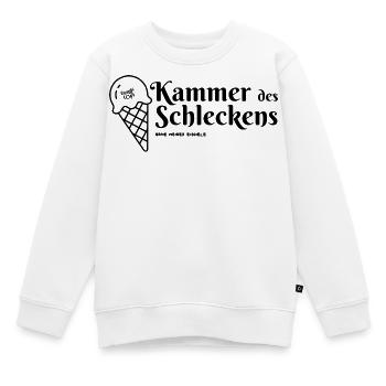 Kammer des Schleckens - Kinder Premium Organic Sweatshirt - Weiß - Vorne - AI Model Kid Male (0cm)